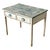English Pine Work Table With Faux Delft Tile Painted Top For Sale - Image 4 of 12