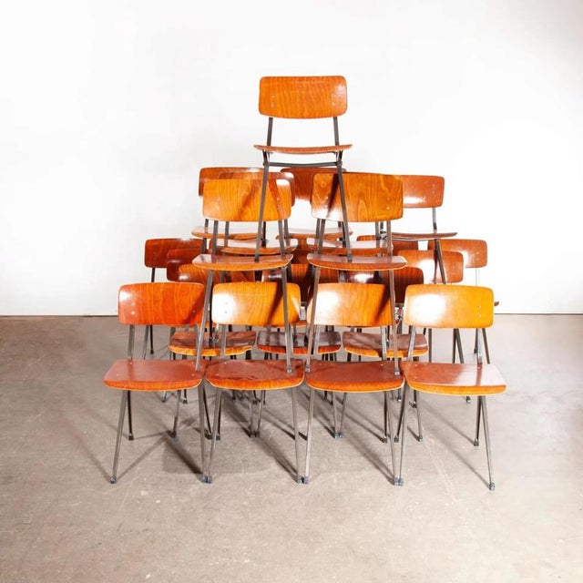 Gold S201 Dining Chair by Inske Kooistra for Marko, 1950s For Sale - Image 8 of 11