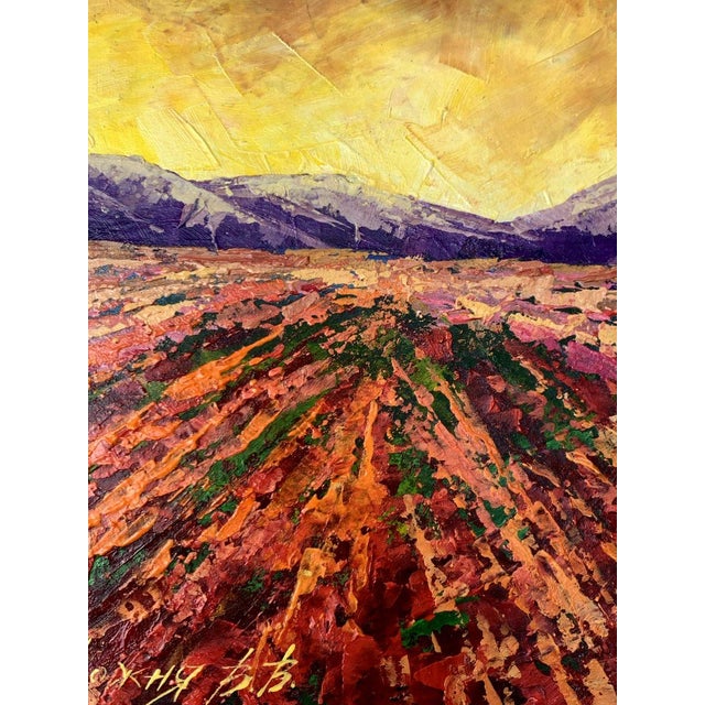 Oil Painting Mountain Sunset v. Zadorozhnya For Sale - Image 6 of 12