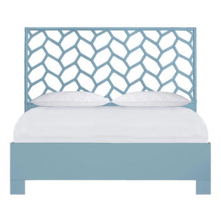 Silas Standard Bed King - Pool Blue For Sale