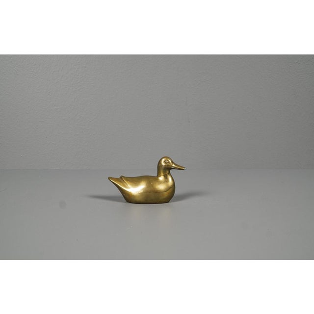 Small Brass Duck Hand Charm For Sale - Image 4 of 9