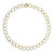 1981 Vintage Tiffany & Co Paloma Picasso Triangle Link 18k Gold Necklace For Sale