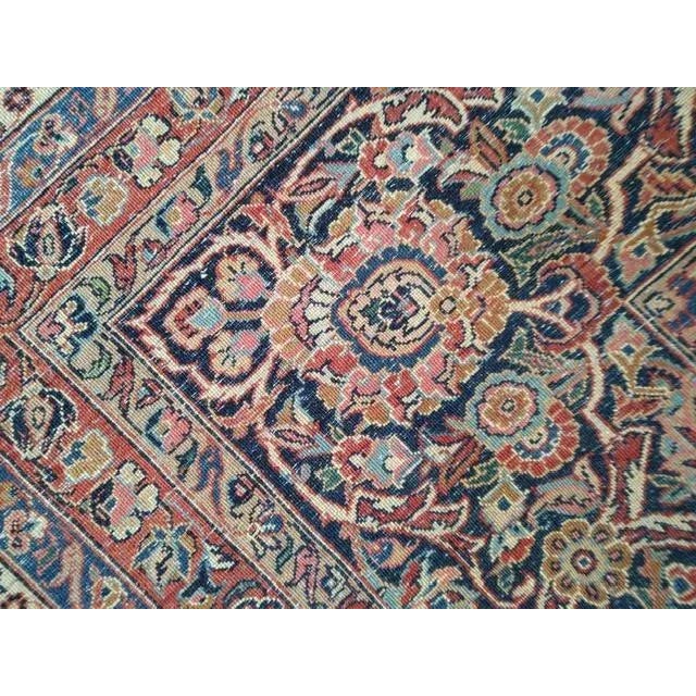 1930s 1930s Vintage Persian Kashan Rug For Sale - Image 5 of 7
