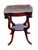 Pair of 1940 Regency Style Leather Top Maple Wood Tables. For Sale - Image 4 of 13