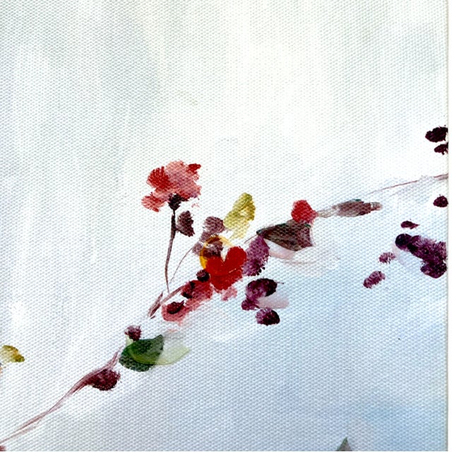 2002 Floral Abstract Giclee Art Print on Canvas For Sale - Image 11 of 13