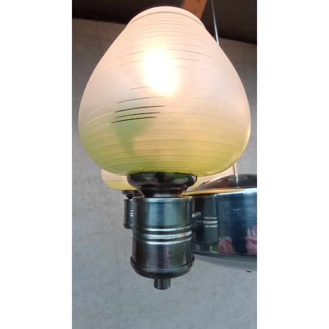 1950s Bauhaus Style Chandelier, 1950s For Sale - Image 5 of 18