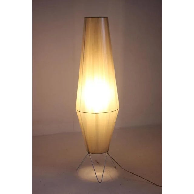Gray Floor Rocket Lamp, Czechoslovakia, 1970s For Sale - Image 8 of 11