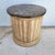 Wood Lexington Italian Marble Drum Side Center Table For Sale - Image 7 of 11
