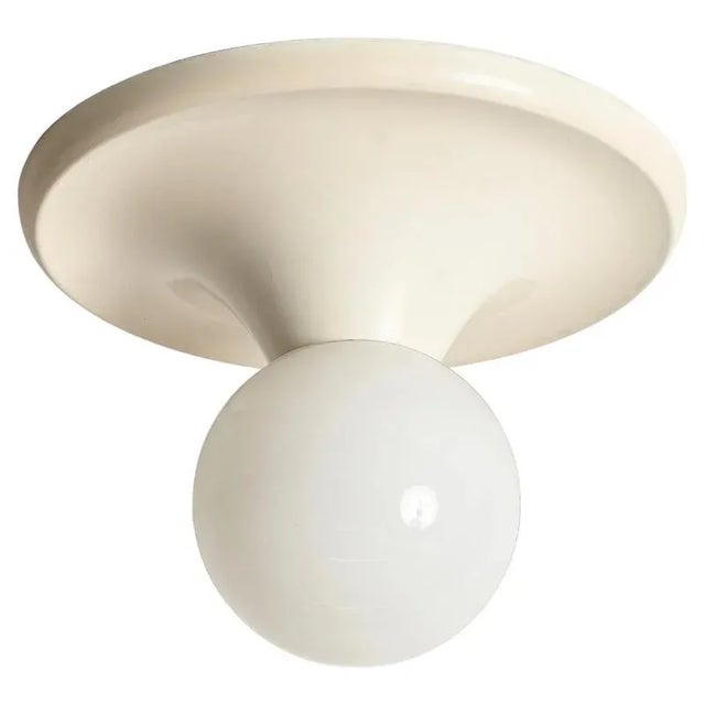Large Ivory Light Ball Wall Lamp by Castiglioni for Flos, 1965 For Sale - Image 12 of 12