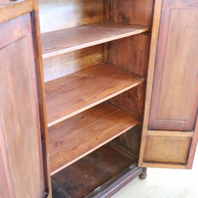 Small Antique Wardrobe in Walnut, 1800s For Sale - Image 12 of 14