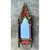 Vintage Gothic Revival Wood and Mirrored Glass Wall Mirror For Sale - Image 9 of 12
