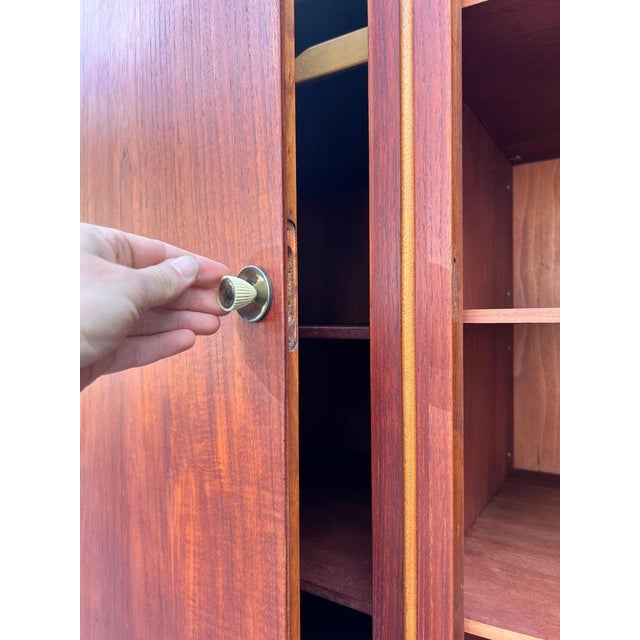 Semi-Circular Teak Cabinet, Denmark For Sale - Image 6 of 11