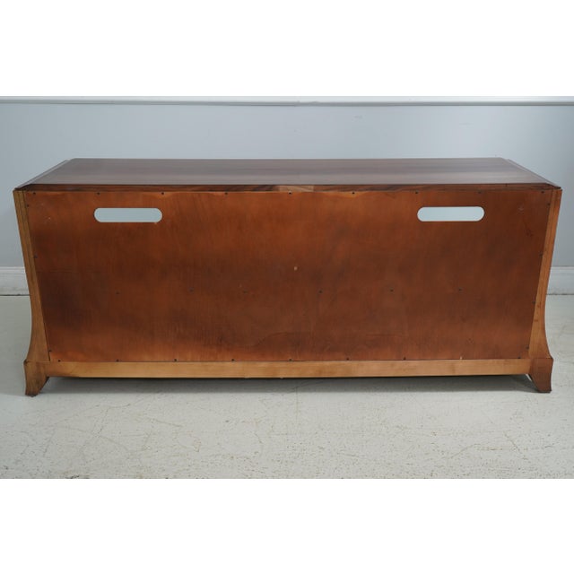 American Drew Bob Mackie Mixed Wood Media Cabinet For Sale - Image 11 of 12