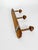 Black French Provincial Brown Wooden Coat Rack, France, 1930s For Sale - Image 8 of 12