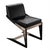 "Silenzioso" Chair With Stainless Steel and Bronze Details For Sale - Image 9 of 9