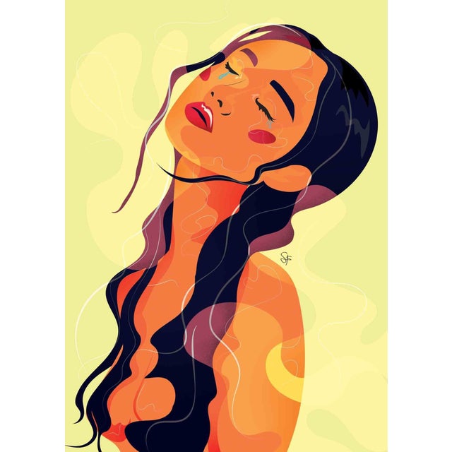 llustration on paper (giclée print) realized by the Italian artist Sara Franzese in 2022. Edition of 5. Hand-signed and...