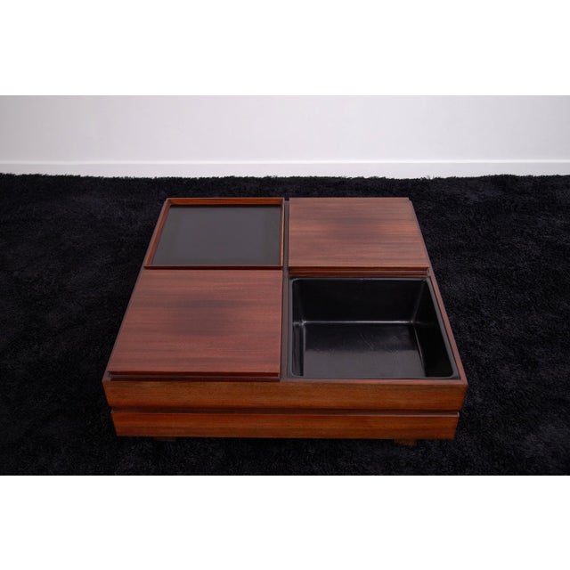 Black Coffee Table by Carlo Hauner for Forma, 1960s For Sale - Image 8 of 18