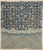 Qing dynasty, silk tapestry of two five clawed dragons with lotus flowers and clouds over [lishui] border, torn edges,...