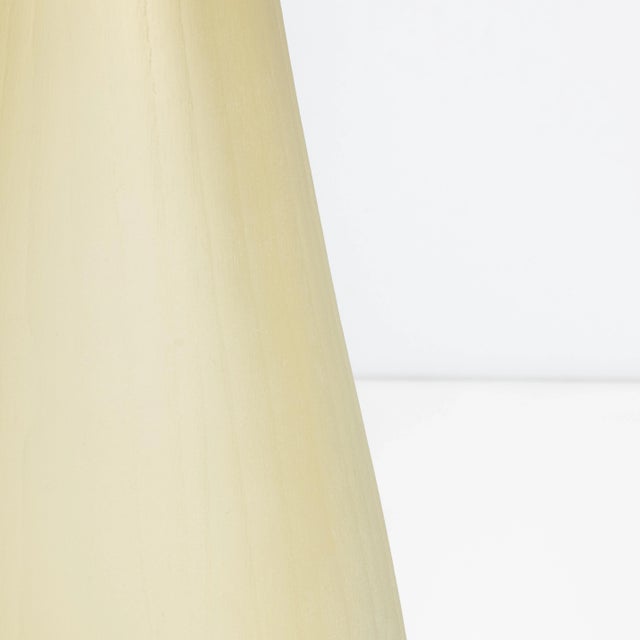 Champagne Hand Blown Murano Vase Canetto in Tobacco For Sale - Image 8 of 9