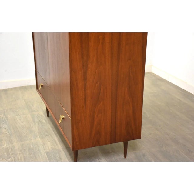 Walnut Armoire Dresser For Sale In Boston - Image 6 of 12