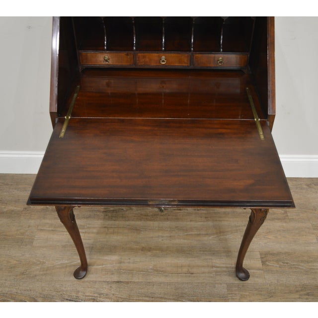 Queen Anne Custom Mahogany Vintage Slant Front Writing Desk Chairish