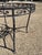 Mid 20th Century Salterini Style Wrought Iron Garden Patio Dining Set by Florentine Craft Studio For Sale - Image 15 of 18
