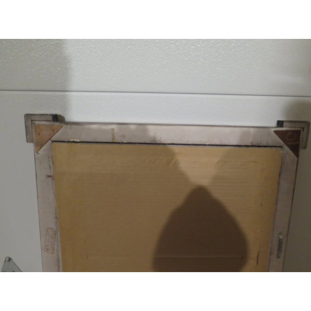 1970s Vintage Empire Revival Gilt Wood Wall Mirror For Sale - Image 5 of 5