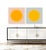 Angela Cameron collectable diptych contemporary art prints "Sun Series" vibrant colourful uplifting fine artwork in...