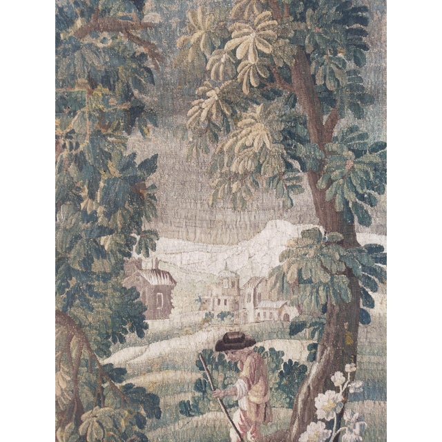 18th-Century Aubusson Tapestry in Wool, 1800s For Sale - Image 4 of 7