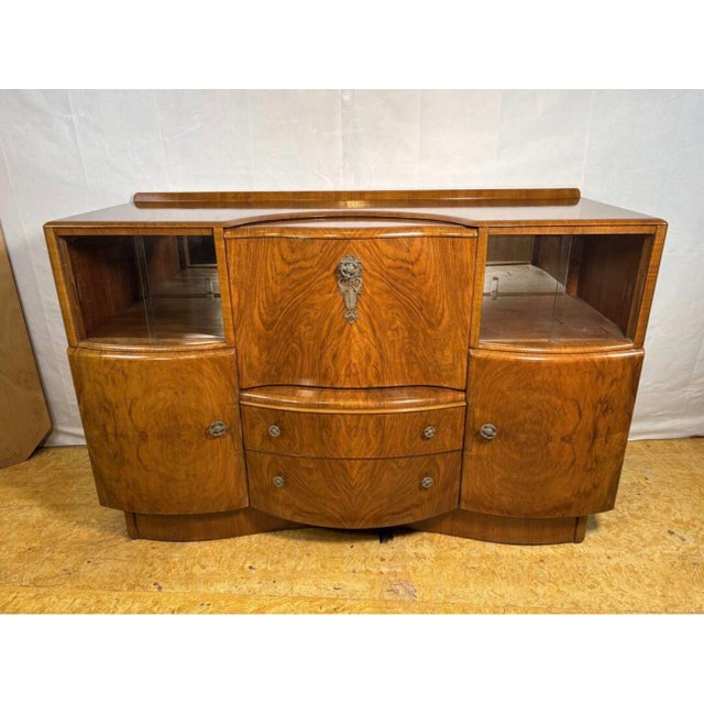 Art Deco Burr Walnut Cocktail Cabinet from Beautility, 1930-1940 For Sale - Image 16 of 18