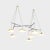 Mid-Century Modern Monumental Daniel Becker 'Emily 7' Chandelier in Brass & Black for Moss Objects For Sale - Image 3 of 12