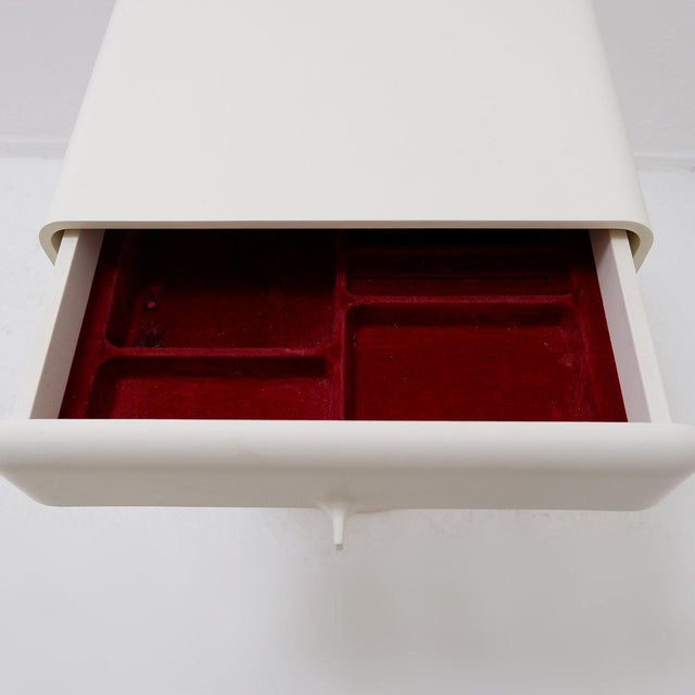 Space Age Tulip Foot Side Table or Nightstand by Lusch Erzeugnis, Germany, 1970s For Sale - Image 15 of 16