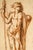 Mixed Medium Antique Framed Neoclassical Drawing Gouache Watercolor Classical Male Female Figures Art Grand Tour Style For Sale - Image 4 of 16