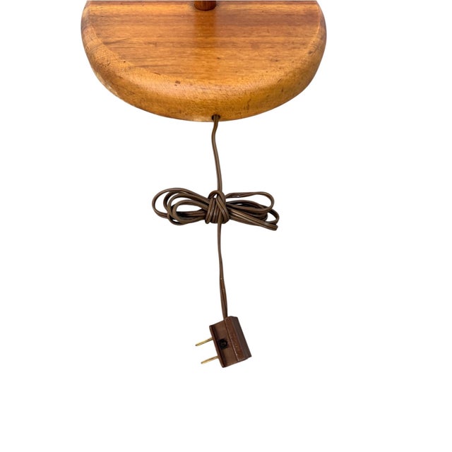Wood Mid 20th Century Danish Modern Teak Floor Lamp For Sale - Image 7 of 7