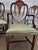 1990s Baker Inlaid Mahogany Norfolk Hepplewhite Dining Room Chairs For Sale - Image 10 of 17