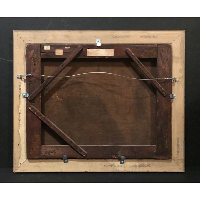 Brown 18th Century Giacomo Guardi Old Master Painting of Venetian Lagoon For Sale - Image 8 of 13