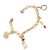 Metal Authentic Cartier Yellow Gold Love Trinity Double C Charm Link Bracelet 1995 For Sale - Image 7 of 13