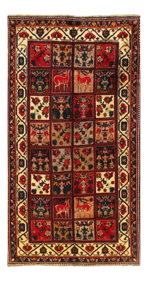 Persian Vintage Bakhtiari Rug - 5'7'' X 10'5''