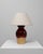 20th Century German Red And Tan Ceramic Table Lamp For Sale - Image 16 of 18