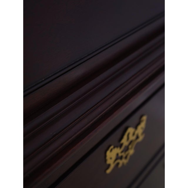 Kindel National Trust Mahogany Chest on Chest For Sale - Image 12 of 16
