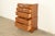 Wood Ethan Allen Early American Solid Maple Chest-on-Chest Seven-Drawer Highboy Dresser For Sale - Image 7 of 17