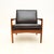 A smart and extremely well made Danish vintage teak and leather armchair by Christian Jensen for Haslev, dating from the...