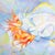 Danish Pastel Sunflowers - Tomoko Parry, C. 1990s For Sale - Image 4 of 10