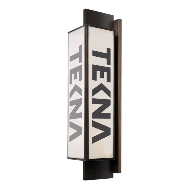 Tekna Ilford Wall Extra Large Wall Light With Dark Bronze Finish For Sale