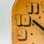Space Age Amber Yellow Wall Clock from Cea, 1970s For Sale - Image 9 of 14