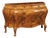 Mid 20th Century Italian Beautifully Veneered Bombé Chest For Sale