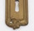 Vintage 10.125 In. French Brass Door Pull For Sale - Image 6 of 8