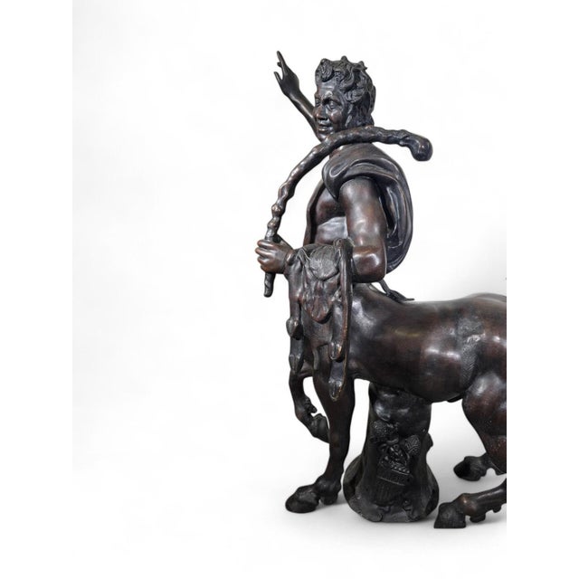 Brown Monumental Young Centaur in Bronze, 1900 For Sale - Image 8 of 18