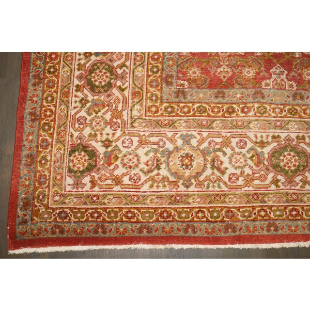 Early 20th Century Large Herati Rare Size Persian Mahal Rug no. 10948 For Sale - Image 5 of 16