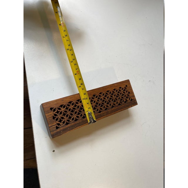 Wood Vintage Rosewood Trinket Jewelry Box, 1960s For Sale - Image 7 of 10